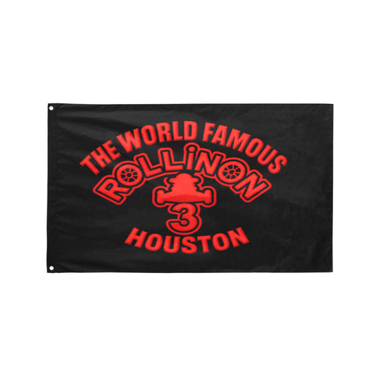 ROLLIN ON 3: The World Famous Houston Flag Size: 59"x35"
