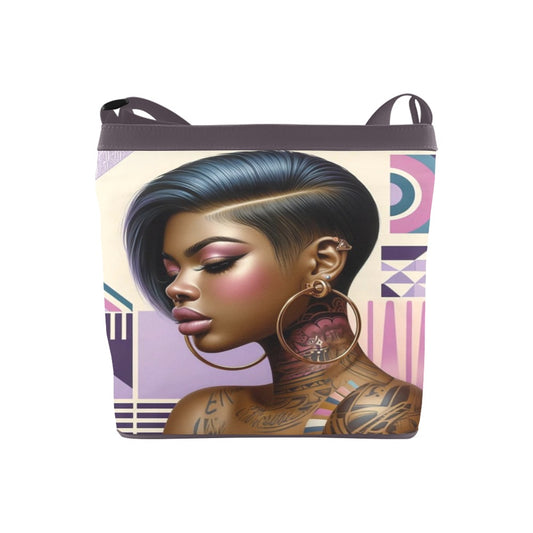 Black Girl Elegance Crossbody Bag