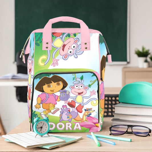 Dora the Explorer Multi-Function Diaper Backpack – 3 Color Variations