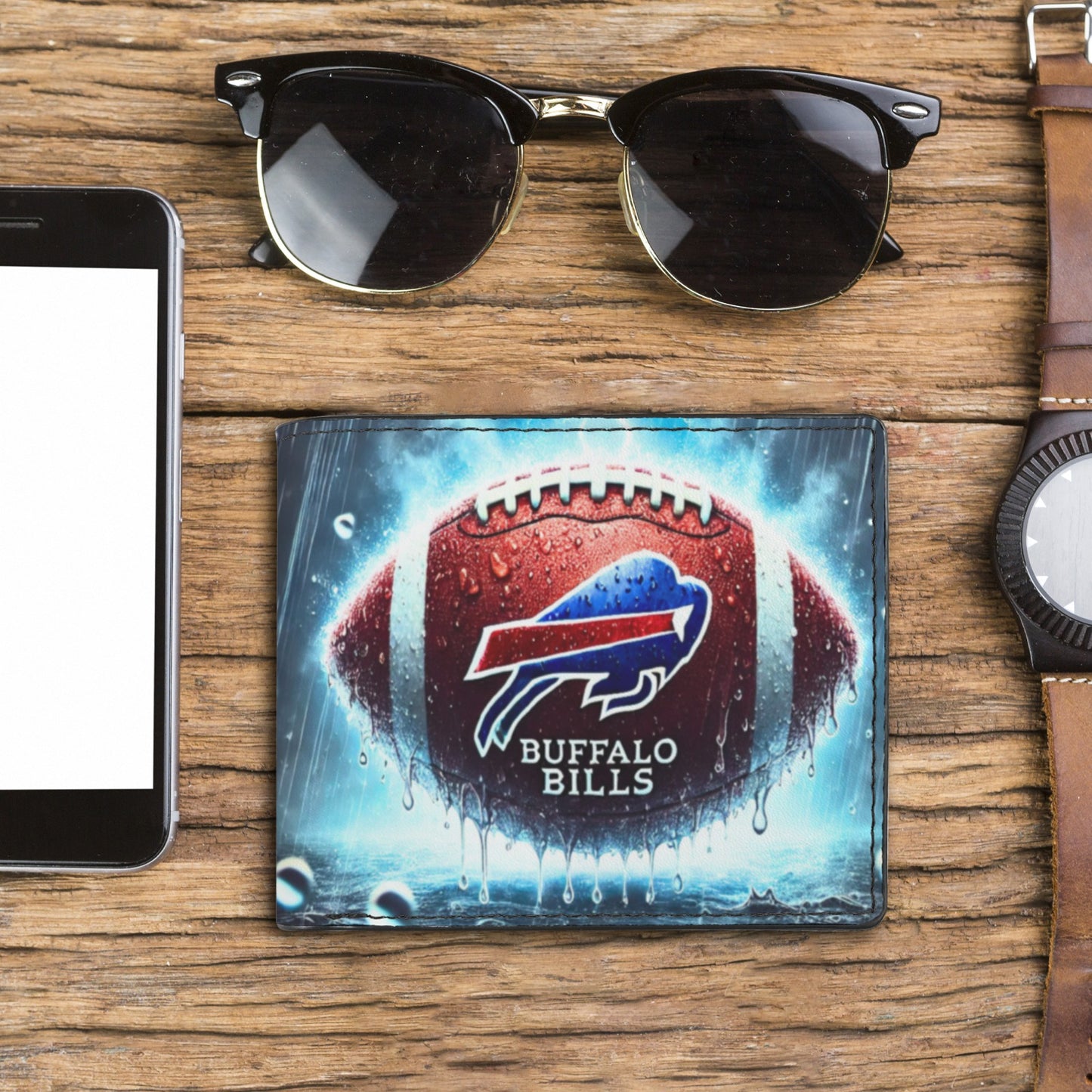 Buffalo Bills Men’s Custom Wallet – Game Day Ready!