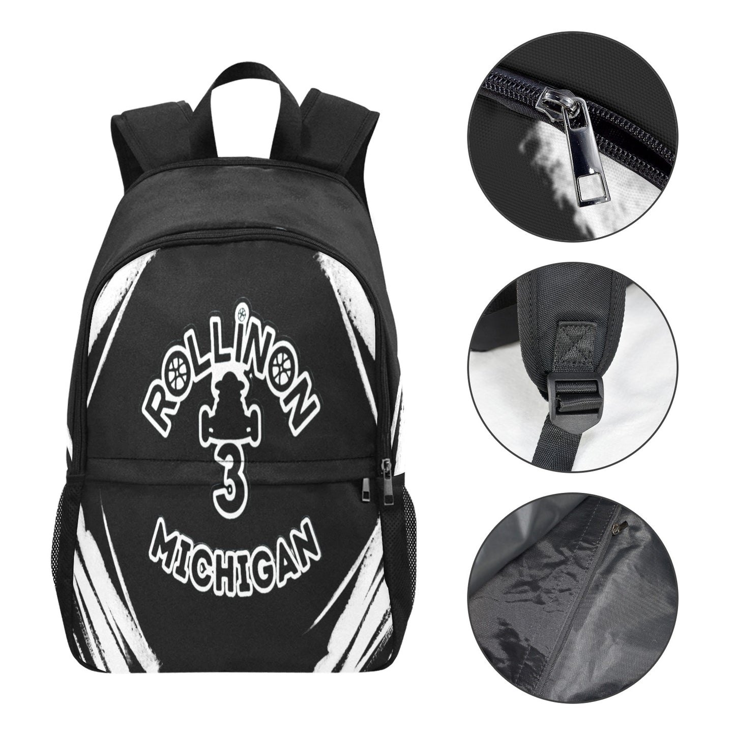 Zebra Heat – Rollin On 3 Michigan Limited Edition Backpack