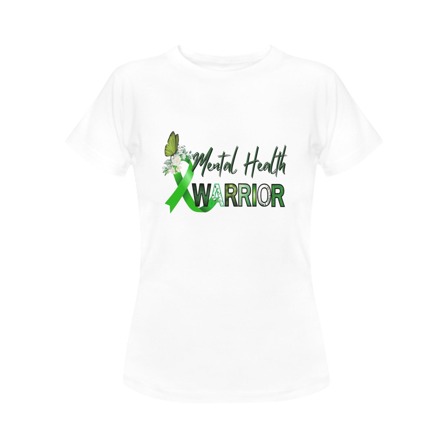 Women's Mental Health Warrior T-shirt Gray