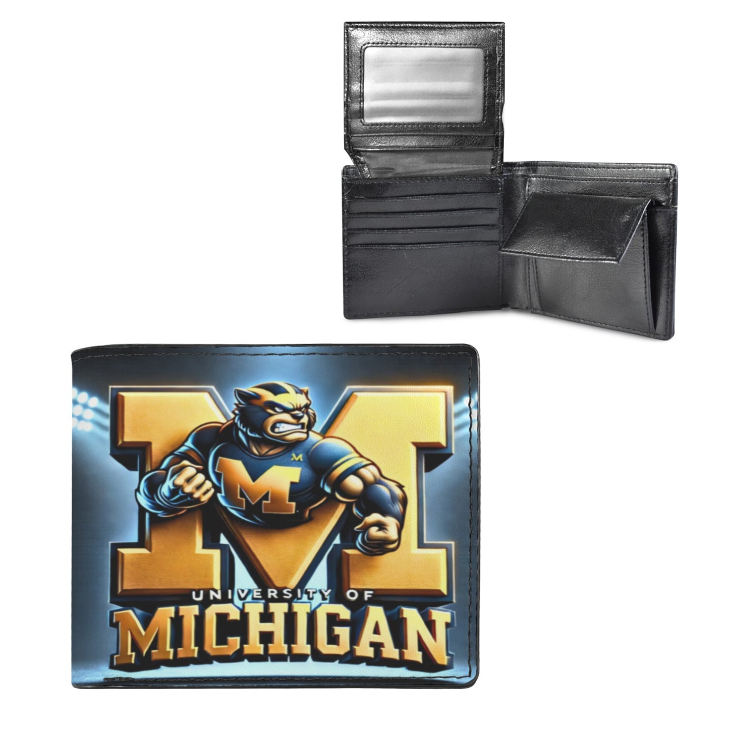 University of Michigan Wolverines Men’s Wallet – Dominate in Style!
