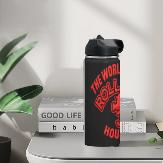 Rollin’ on 3 Houston Insulated Water Bottle – Stay Cool, Rep Hard