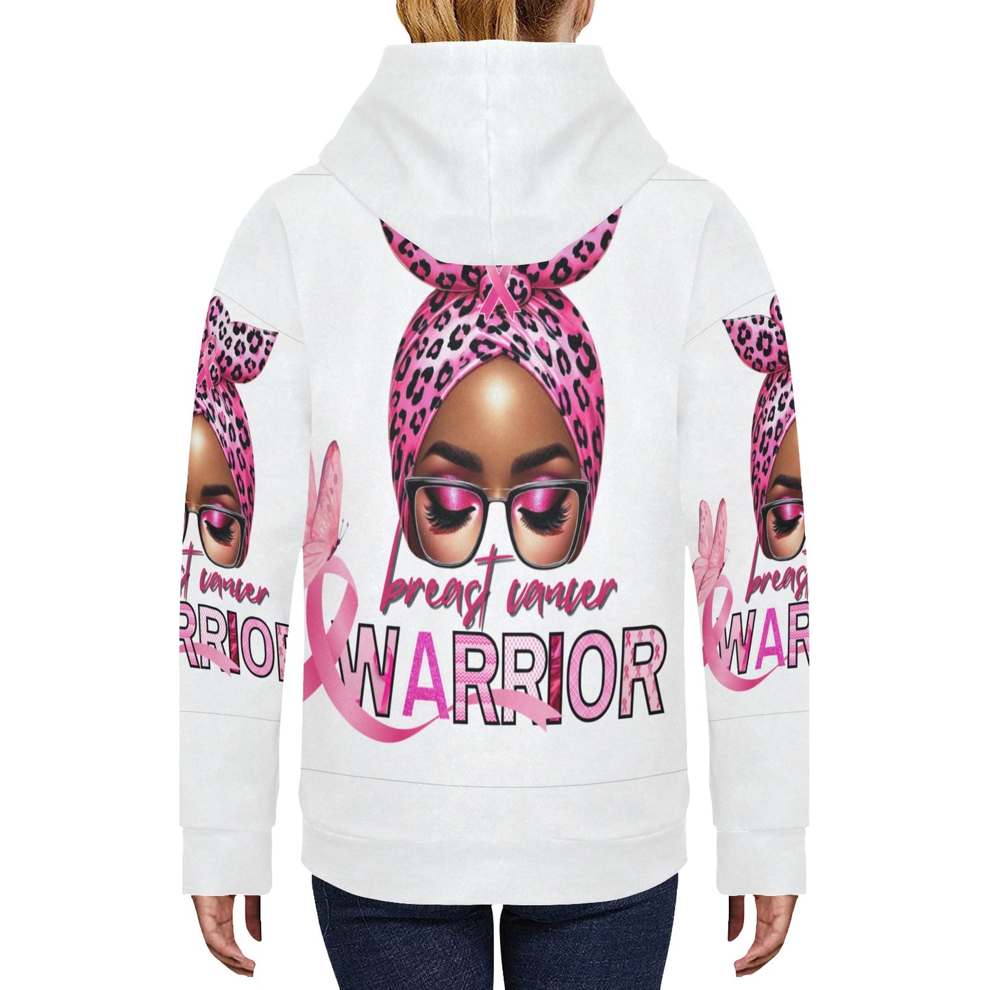 Women's Breast Cancer Awareness Fleece Hoodie