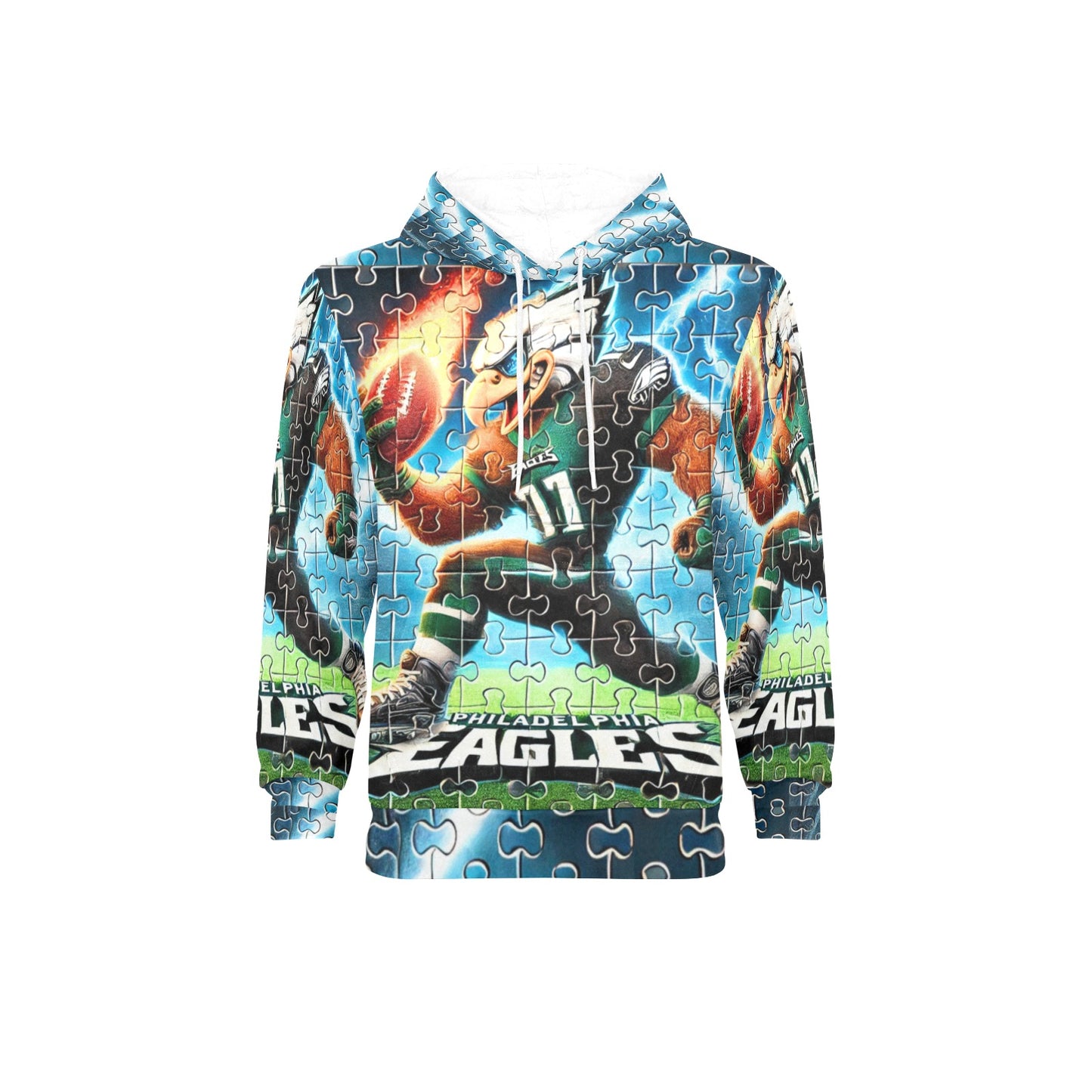Philadelphia Eagles Men’s All-Over Hoodie