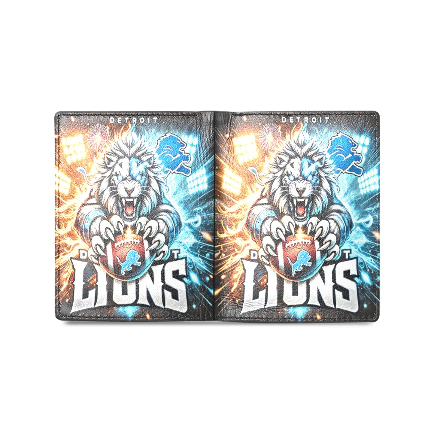 Detroit Lions Men’s Leather Wallet