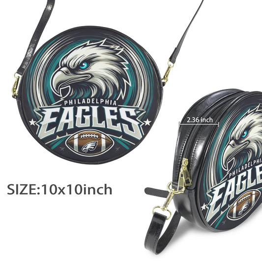 Philadelphia Eagles Round Sling Bag – Large 10x10 | Official Fan Gear