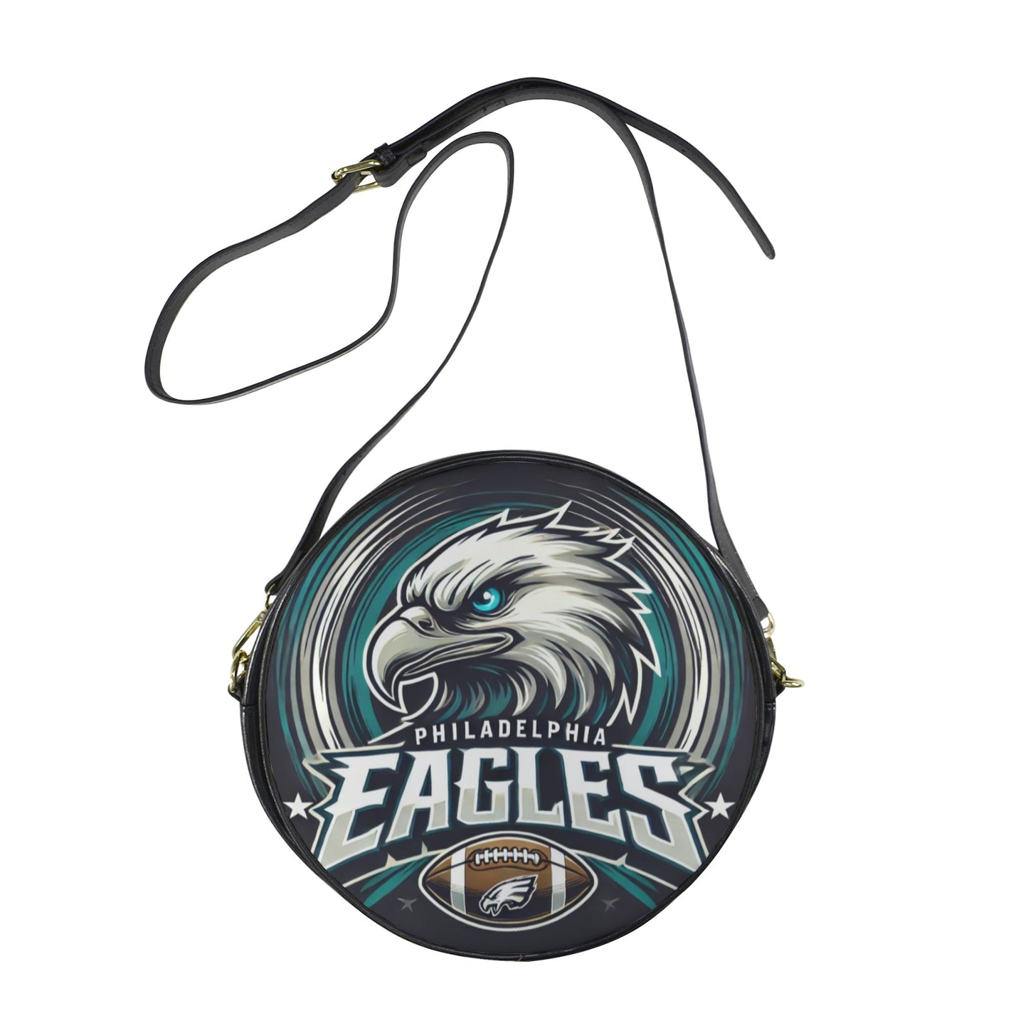 Philadelphia Eagles Round Sling Bag – Large 10x10 | Official Fan Gear