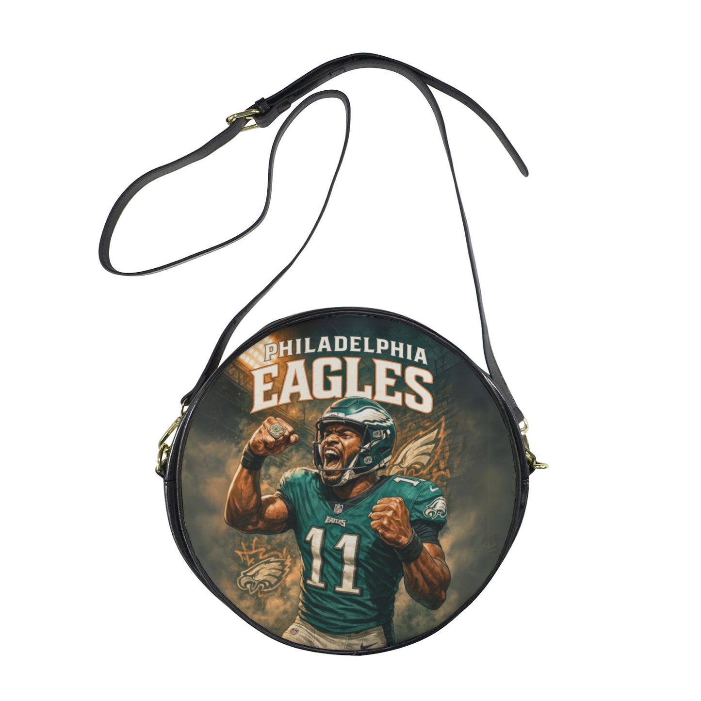 Philadelphia Eagles #11 Round Sling Bag – Large 10x10 | Fan Edition