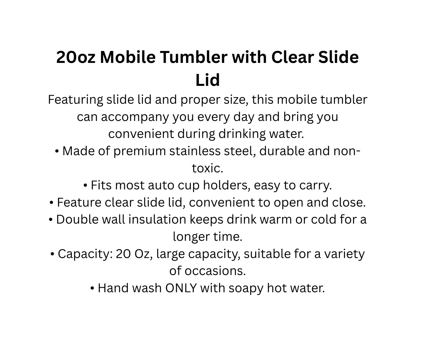 "You Are" Inspirational 20oz Tumbler – Hot or Cold Stainless Steel Drinkware