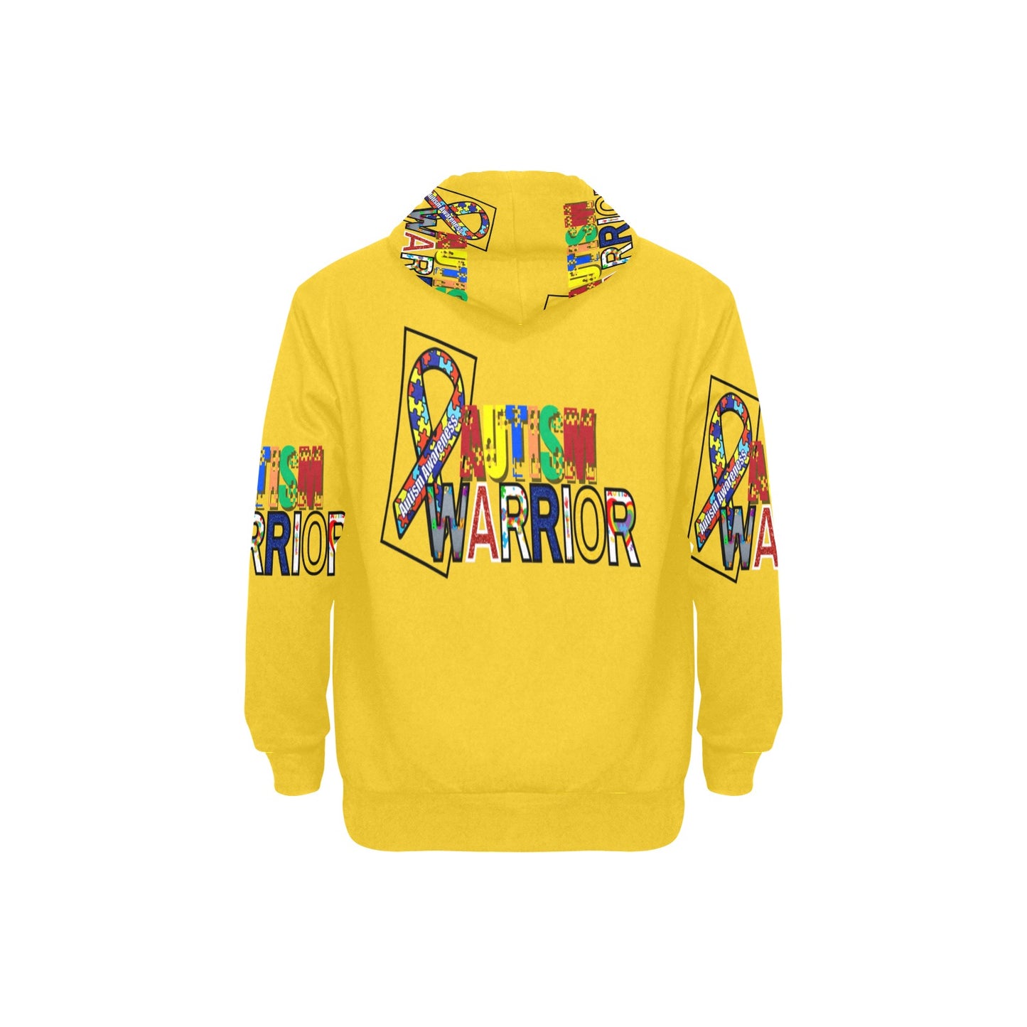 Men's Autism Warrior Fleece Hoodie