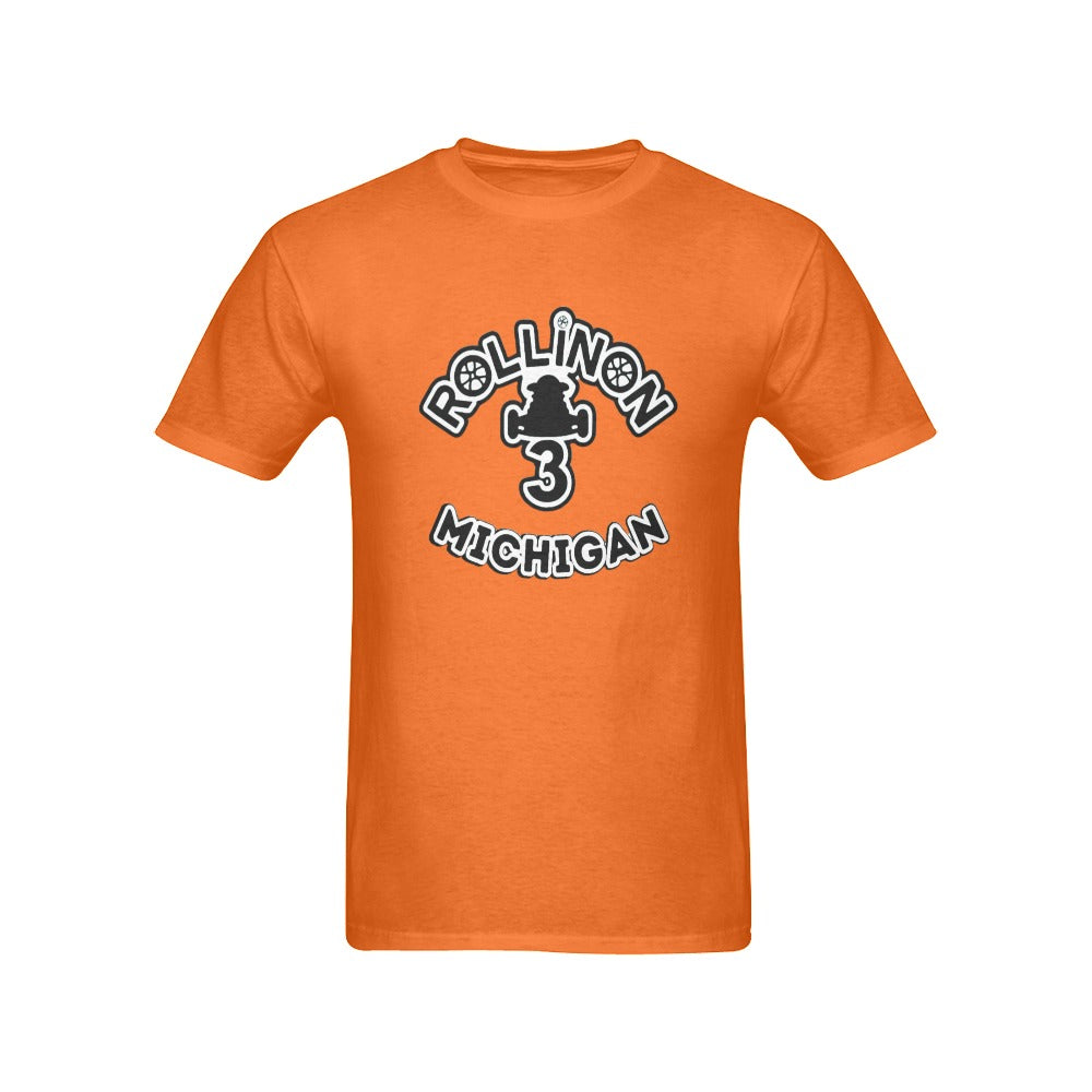 Rollin On 3 - Michigan Chapter Men’s Exclusive T-Shirt Collection 10 Bold Colors. One Loud Message