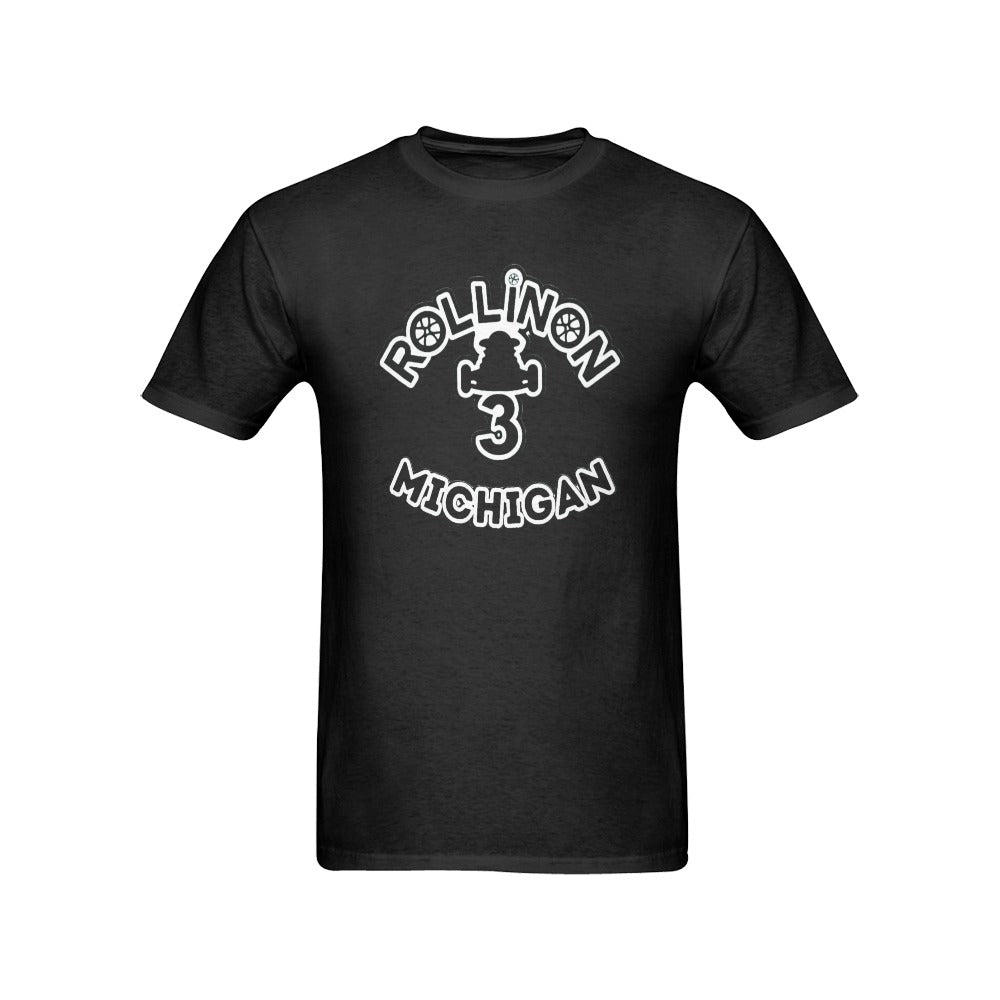 Rollin On 3 - Michigan Chapter Men’s Exclusive T-Shirt Collection 10 Bold Colors. One Loud Message