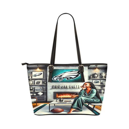 Philadelphia Eagles Leather Tote Bag