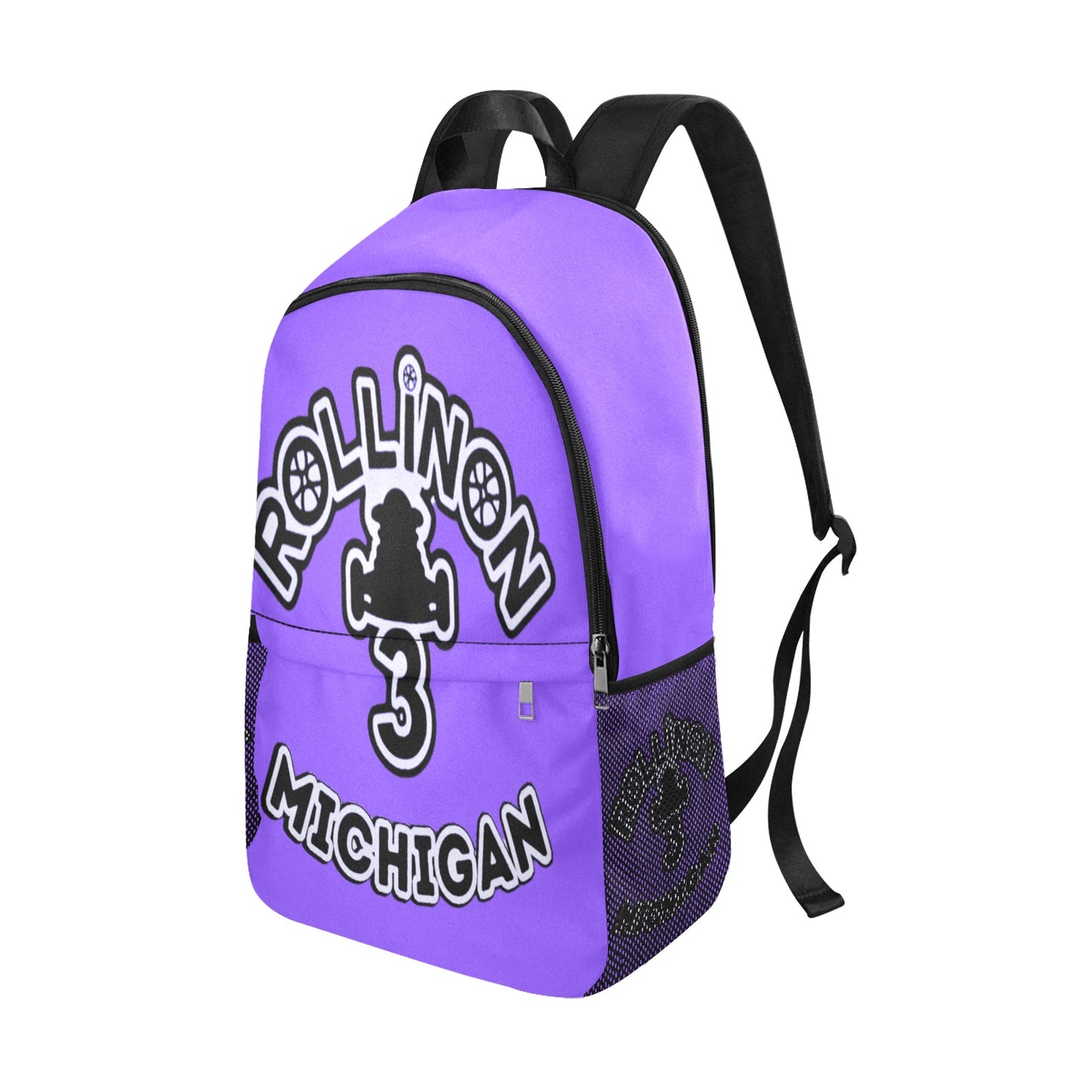RollinOn 3 Michigan Fabric Backpack –Purple