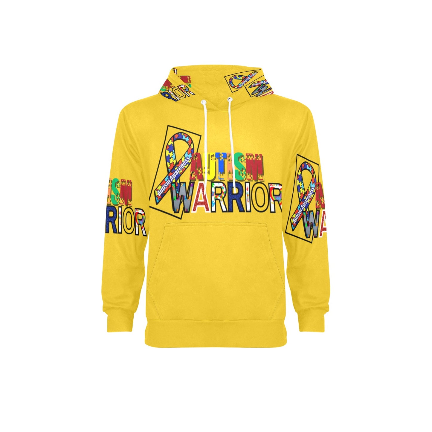 Men's Autism Warrior Fleece Hoodie