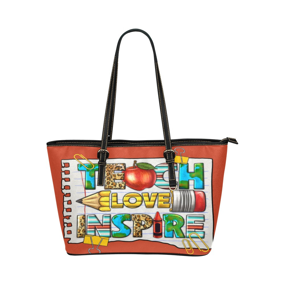 Teacher-Inspired Leather Tote Bags – The Ultimate Gift for Educators!
