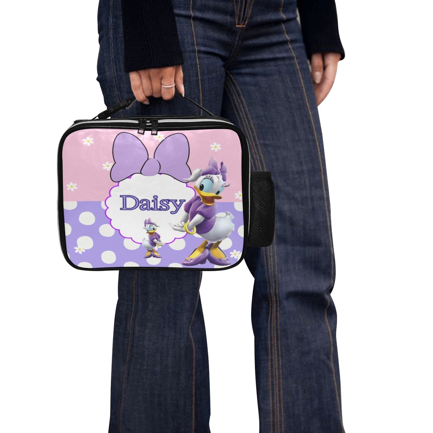Daisy PU Leather Lunch Bag