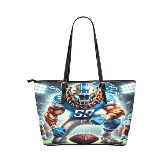 Detroit Lions Leather Tote Bag
