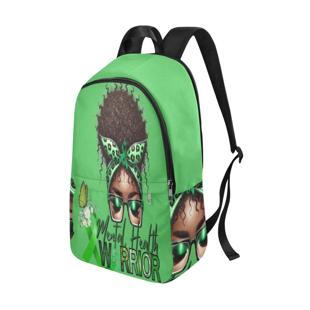 Mental Health Warrior Backpack - Green