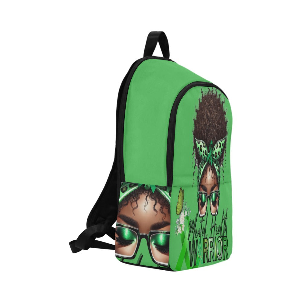 Mental Health Warrior Backpack - Green