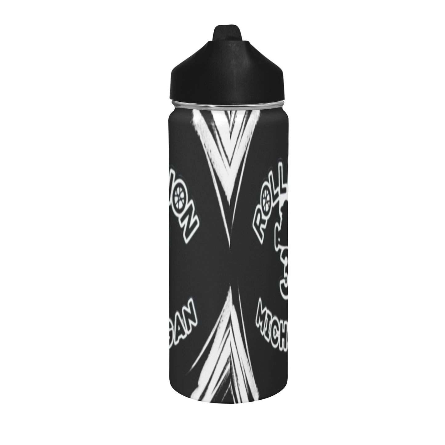 Rollin’ On 3 Michigan Insulated Water Bottle – Built to Ride, Ready to Sip!