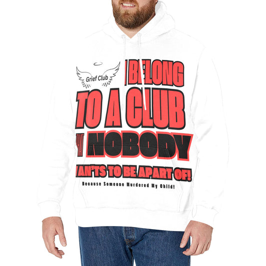 Men's Homicide Awareness Fleece Hoodie - Grief Club Design