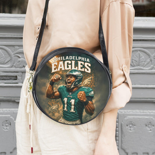 Philadelphia Eagles #11 Round Sling Bag – Large 10x10 | Fan Edition
