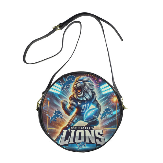 Detroit Lions "Alpha Mode" Round Sling Bag – Large 10x10