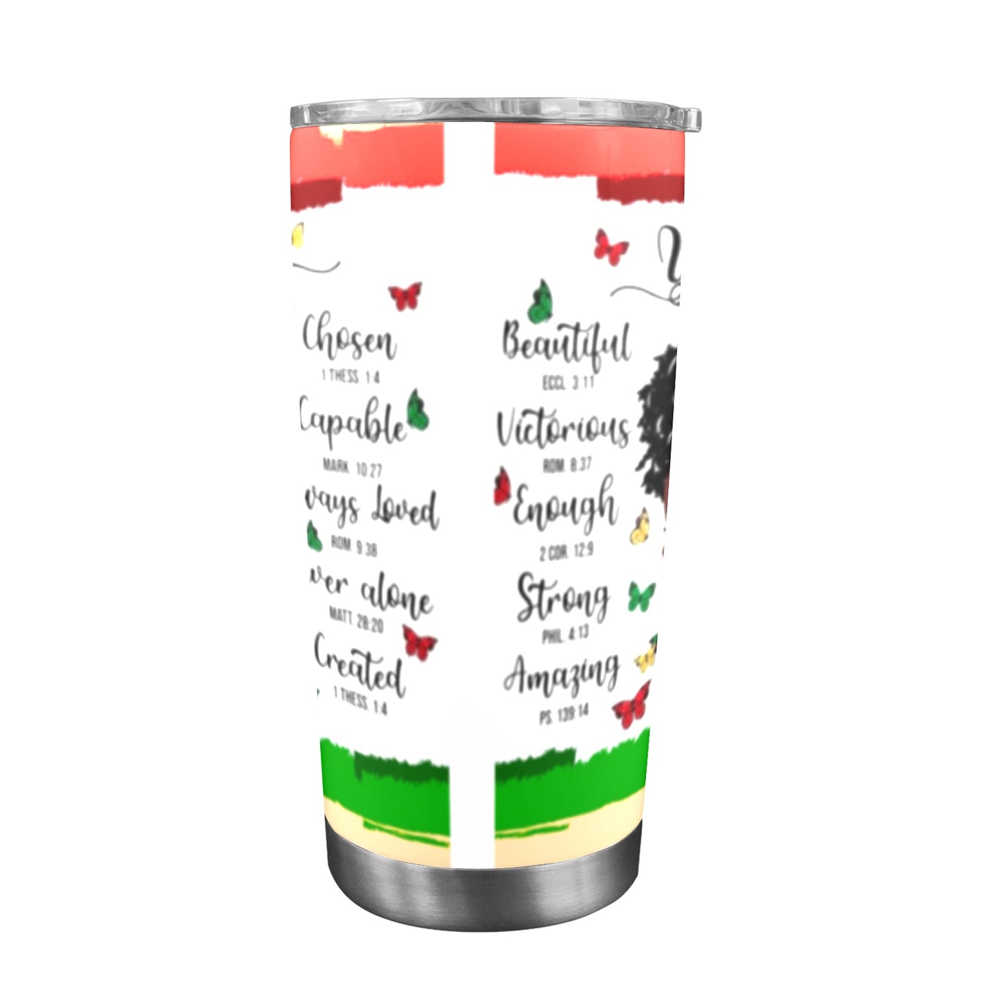 "You Are" Inspirational 20oz Tumbler – Hot or Cold Stainless Steel Drinkware