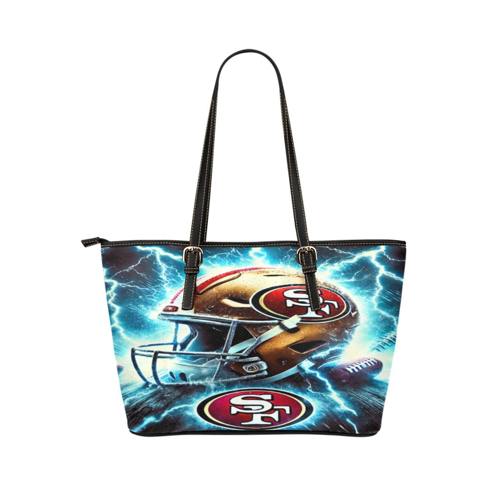 San Francisco 49ers Leather Tote Bag