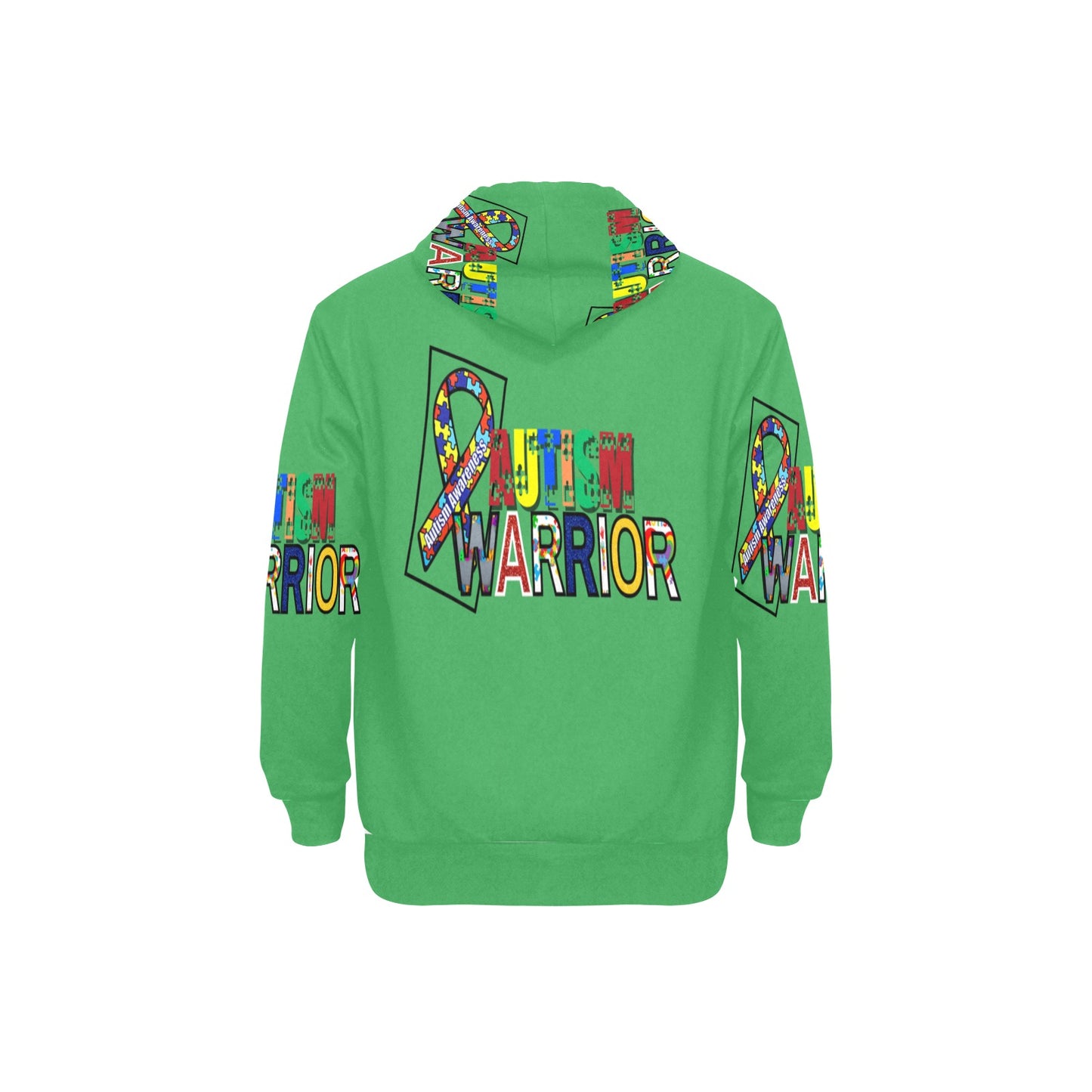 Men's Autism Warrior Fleece Hoodie