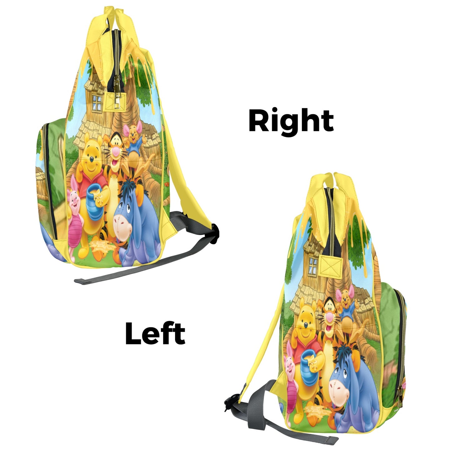 Winnie the Pooh and Friends Multi-Functional Diaper Backpack