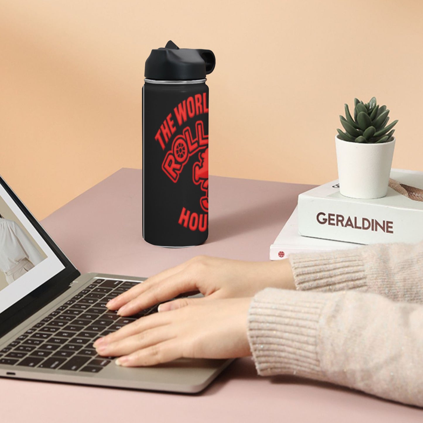 Rollin’ on 3 Houston Insulated Water Bottle – Stay Cool, Rep Hard