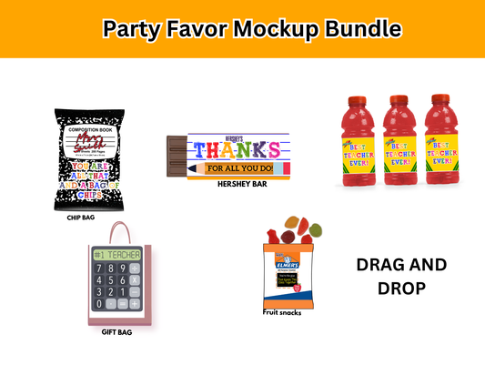 Teacher Party Favor Templates