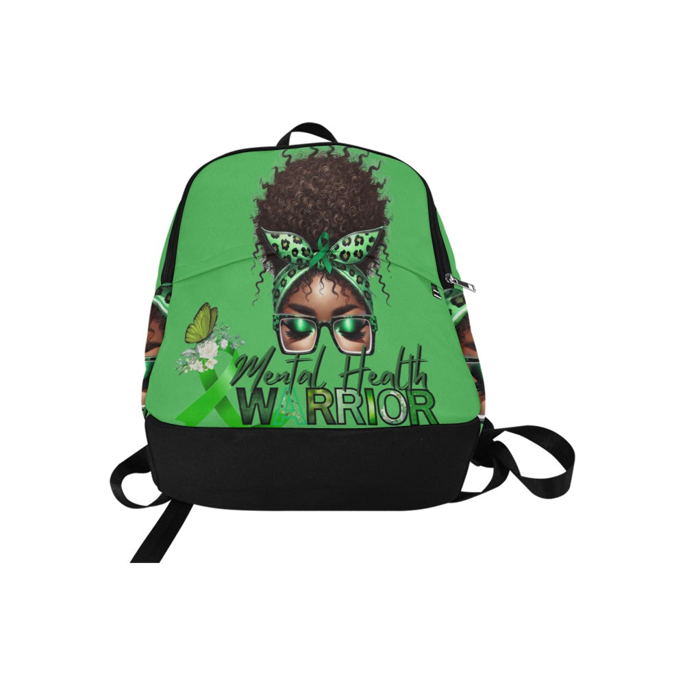 Mental Health Warrior Backpack - Green