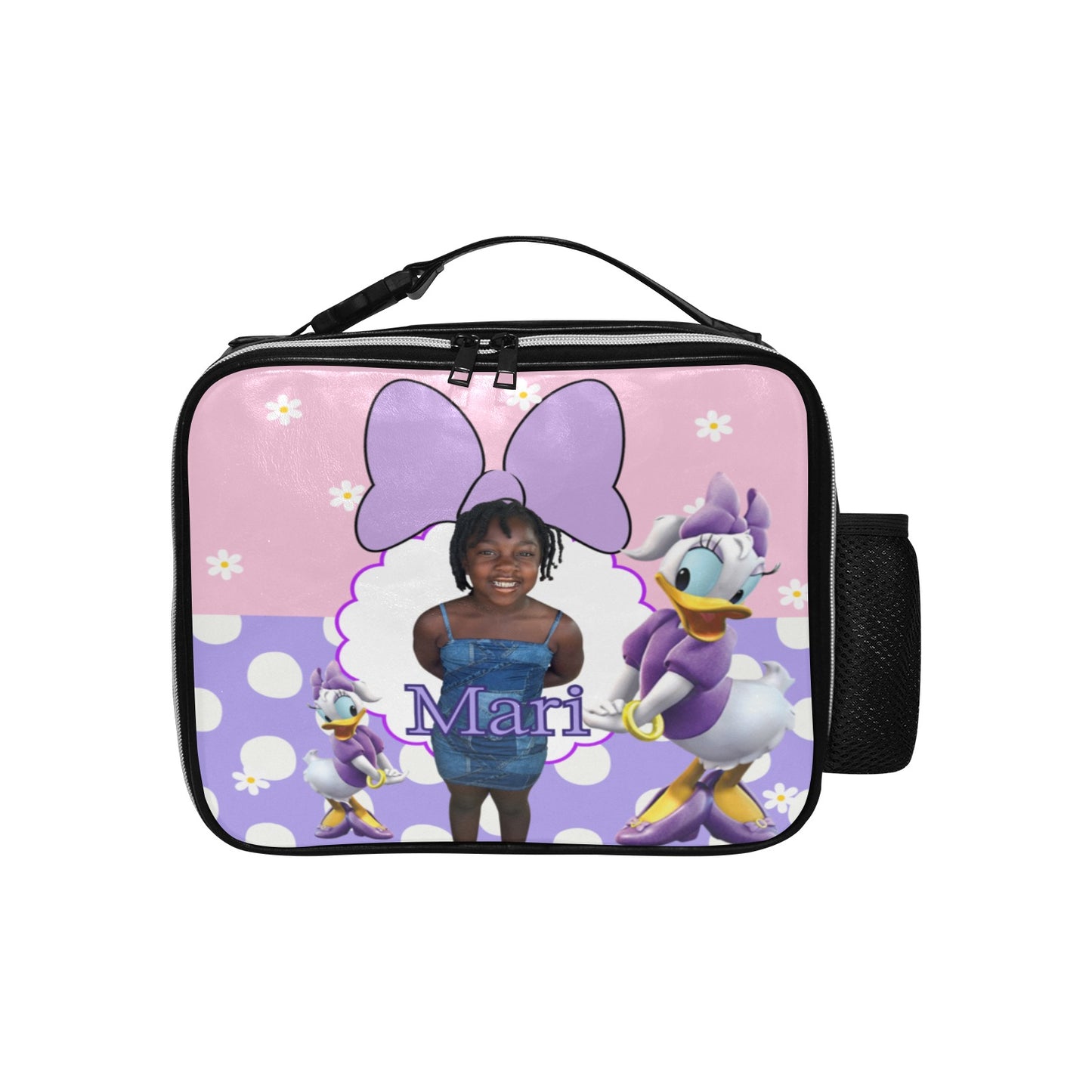 Daisy PU Leather Lunch Bag