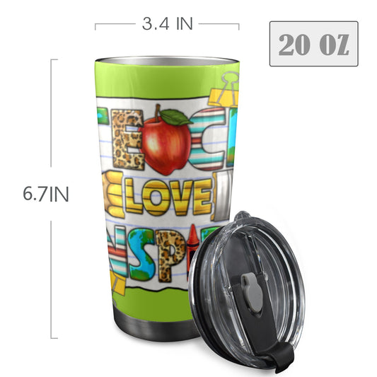 Teach Love Inspire 20oz Tumbler