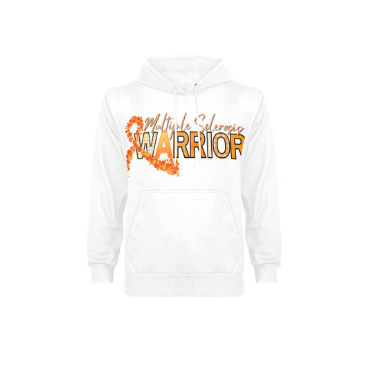 Men's Multiple Sclerosis Fleece Hoodie Front & Back Print
