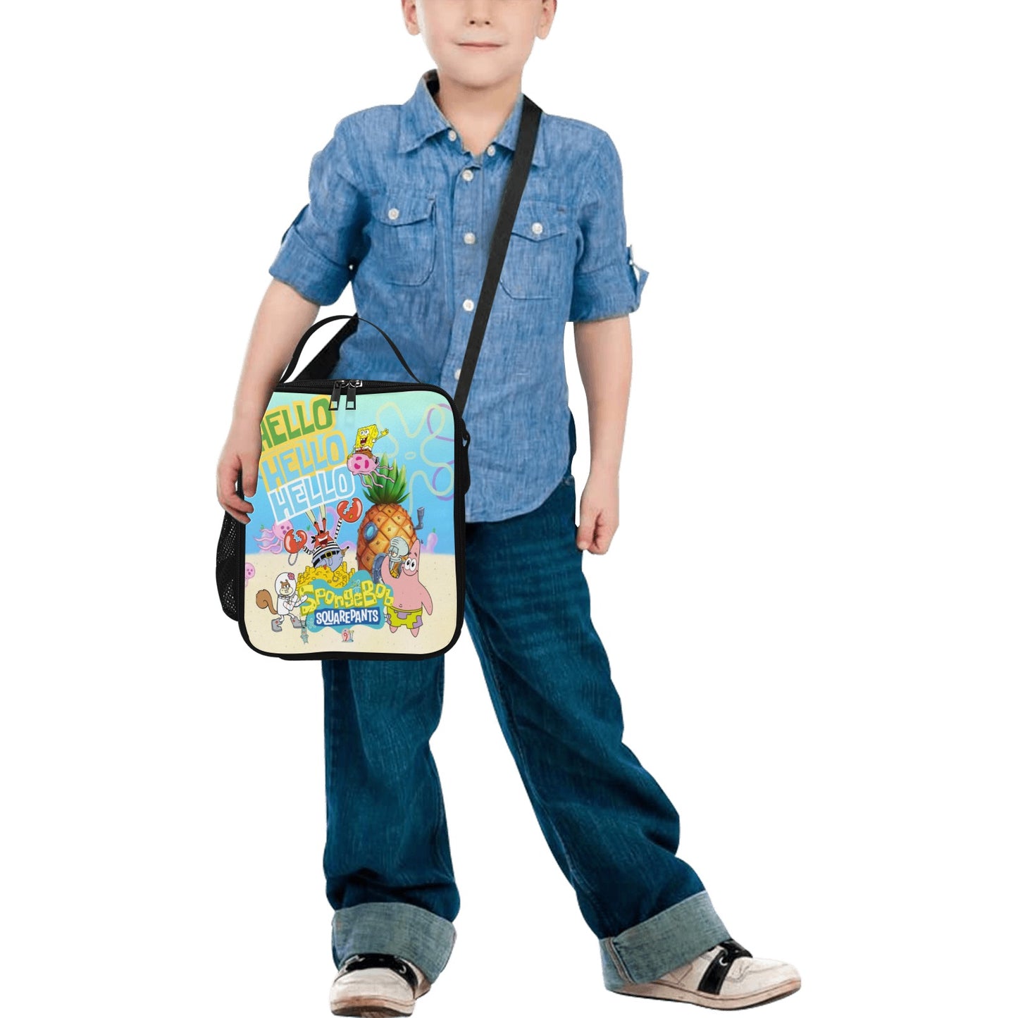 SpongeBob SquarePants Crossbody Lunch Bag for Kids