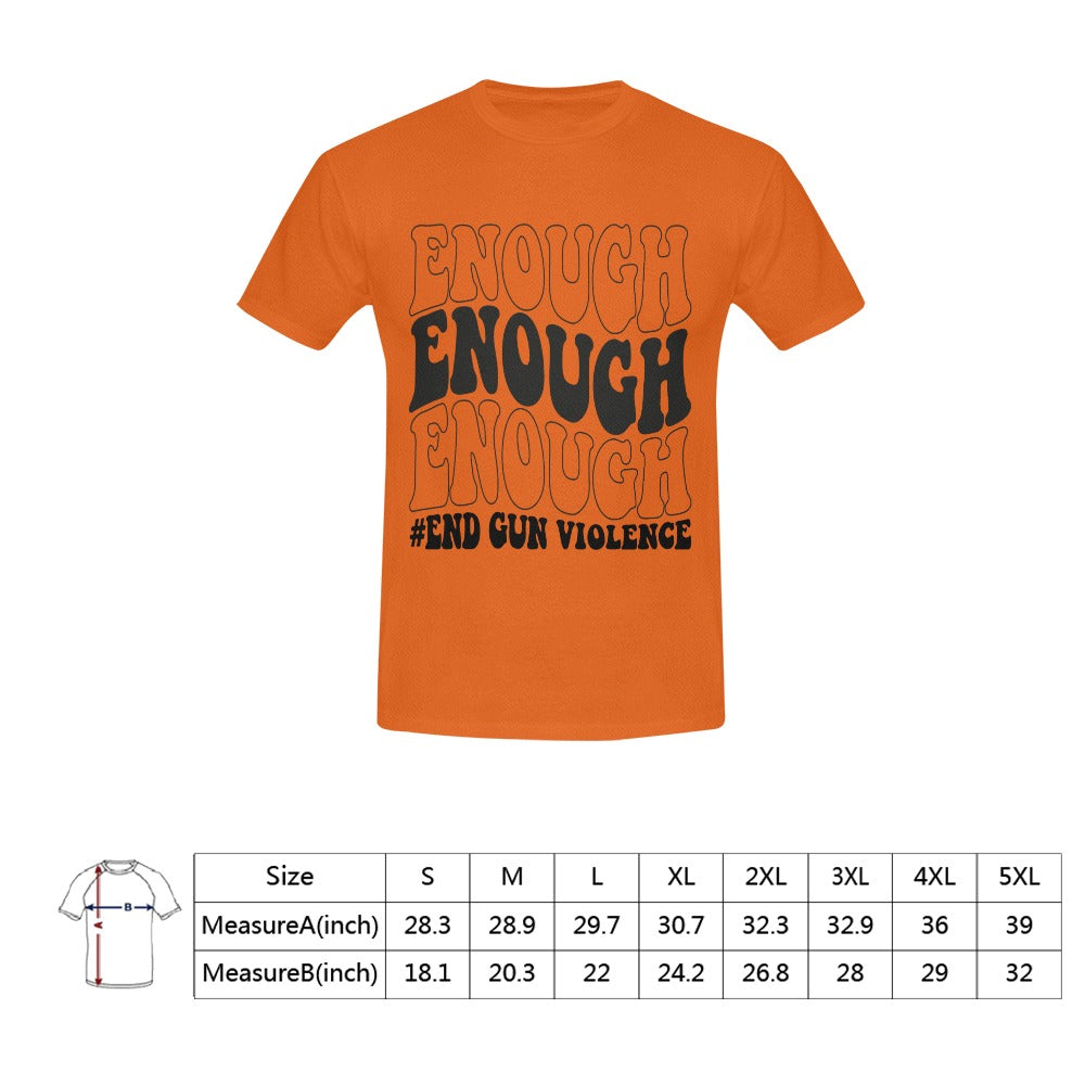 Men's Enough Enough Enough – End Gun Violence T-Shirt (S–5X, Pre-Order)
