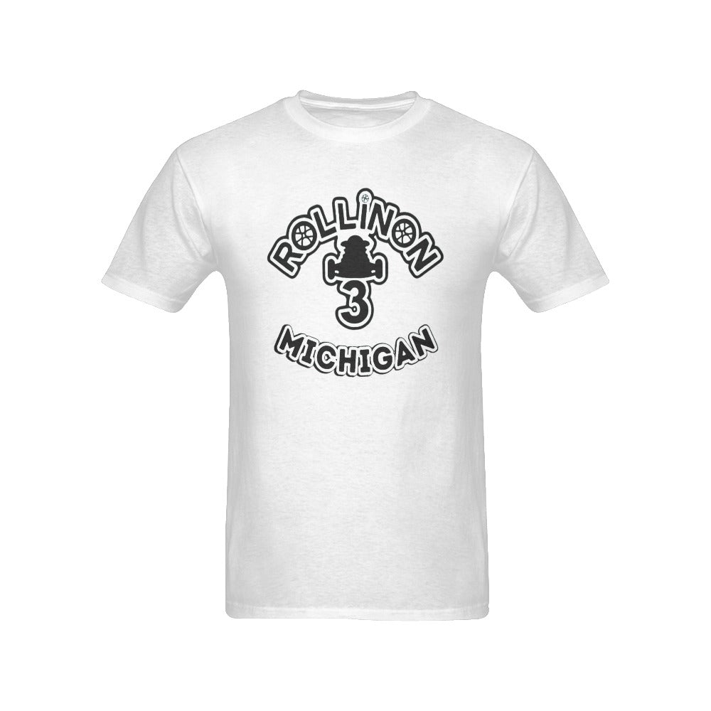 Rollin On 3 - Michigan Chapter Men’s Exclusive T-Shirt Collection 10 Bold Colors. One Loud Message