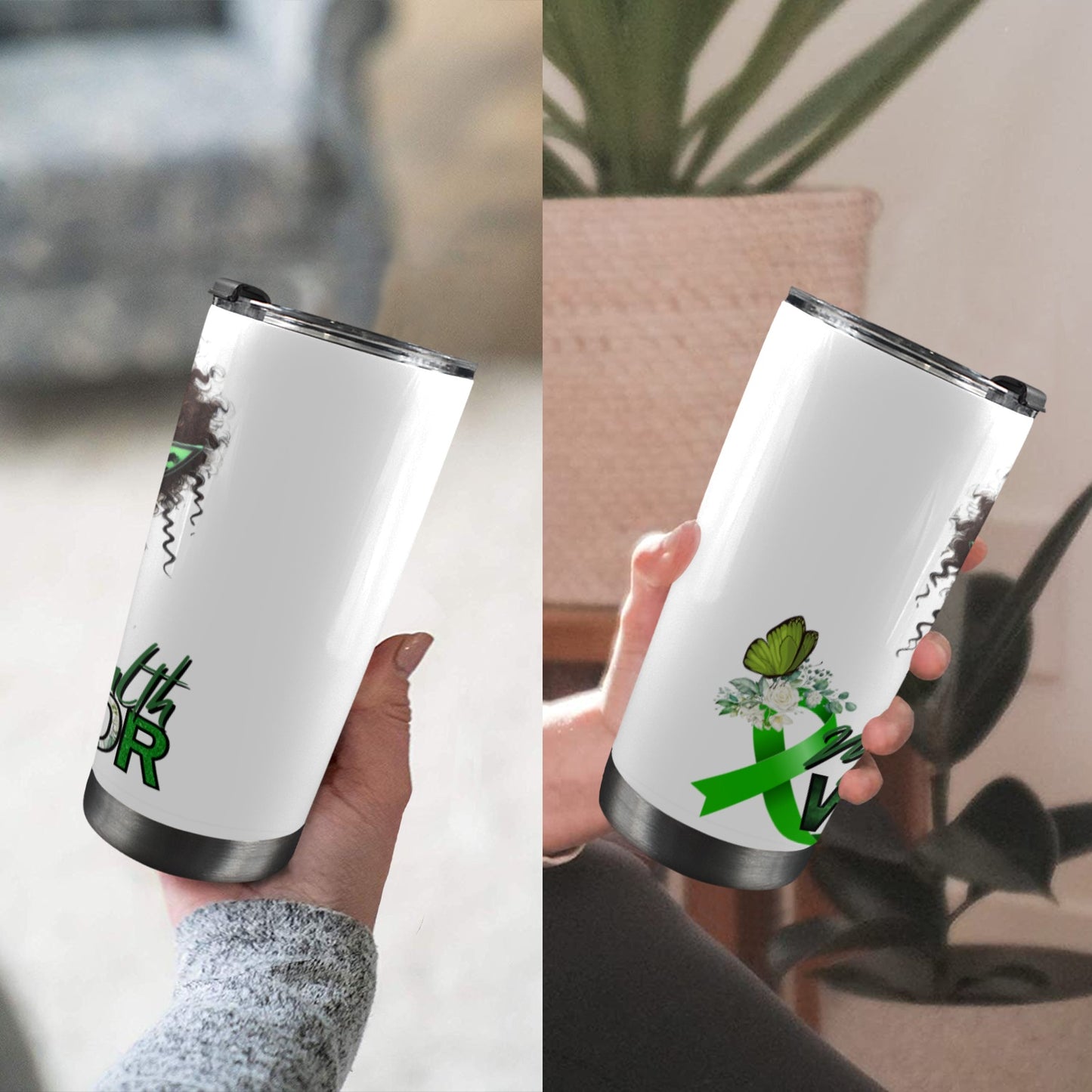Mental Health Warrior 20 oz Tumbler – Insulated Drinkware
