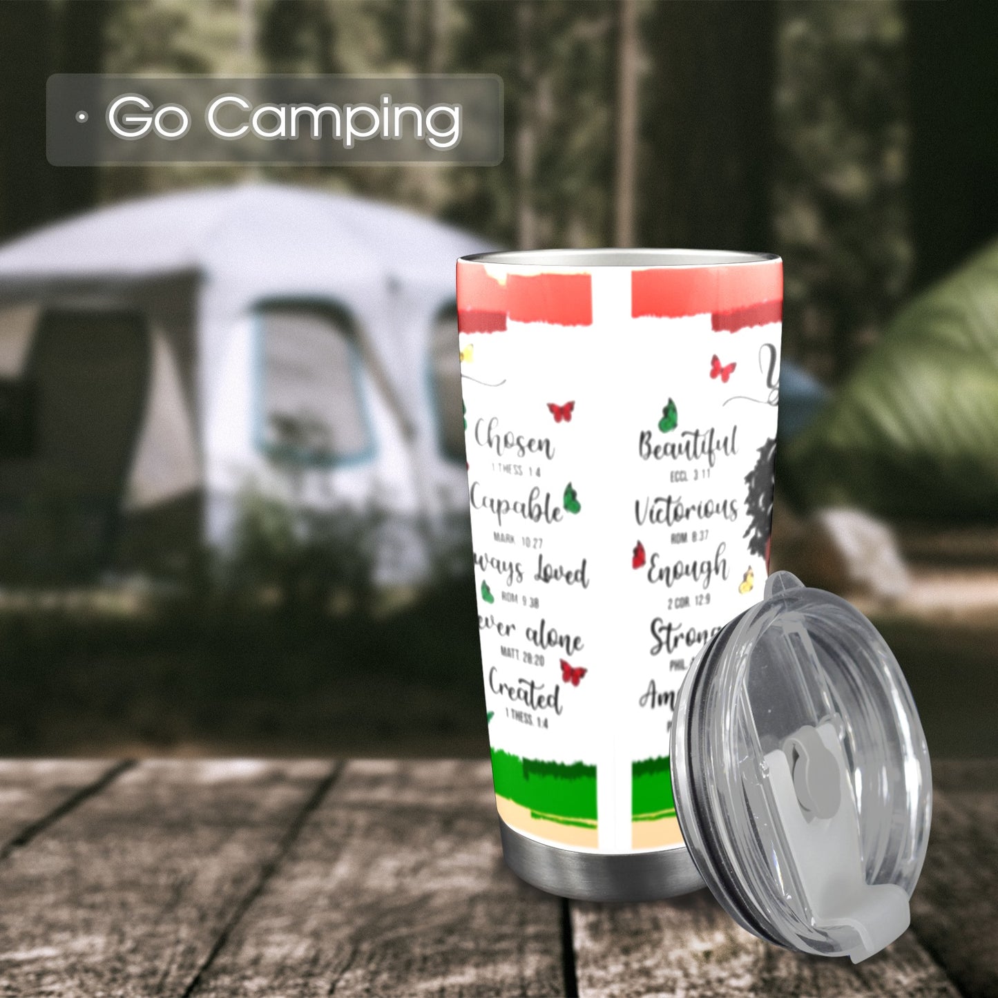 "You Are" Inspirational 20oz Tumbler – Hot or Cold Stainless Steel Drinkware