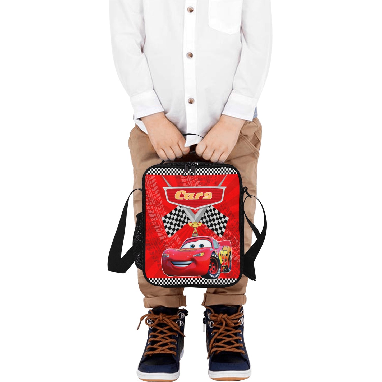 Cars Crossbody Lunch Bag for Kids
