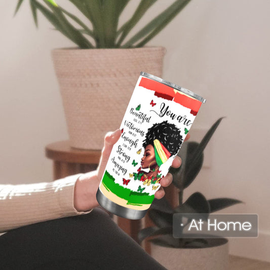 "You Are" Inspirational 20oz Tumbler – Hot or Cold Stainless Steel Drinkware