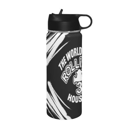 Rollin On 3 Houston Chapter - Zebra Insulated Water Bottle (18 oz)
