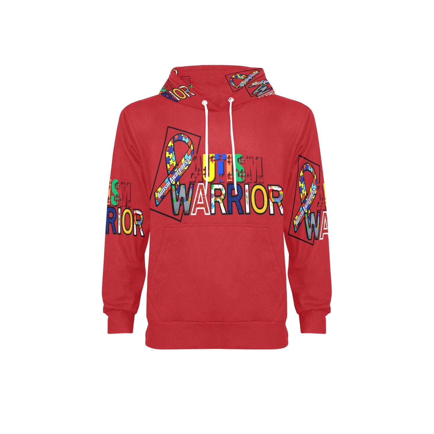 Men's Autism Warrior Fleece Hoodie