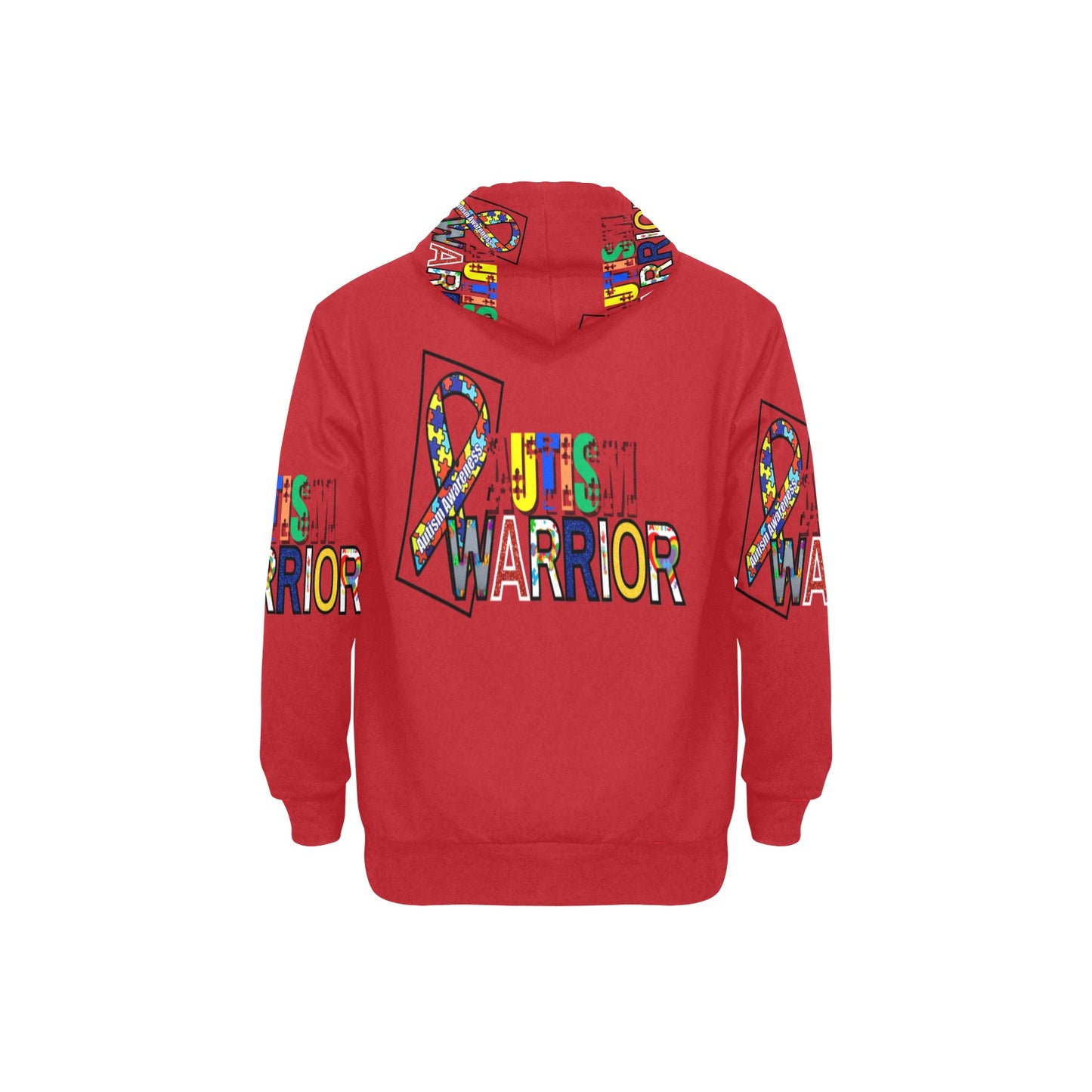 Men's Autism Warrior Fleece Hoodie